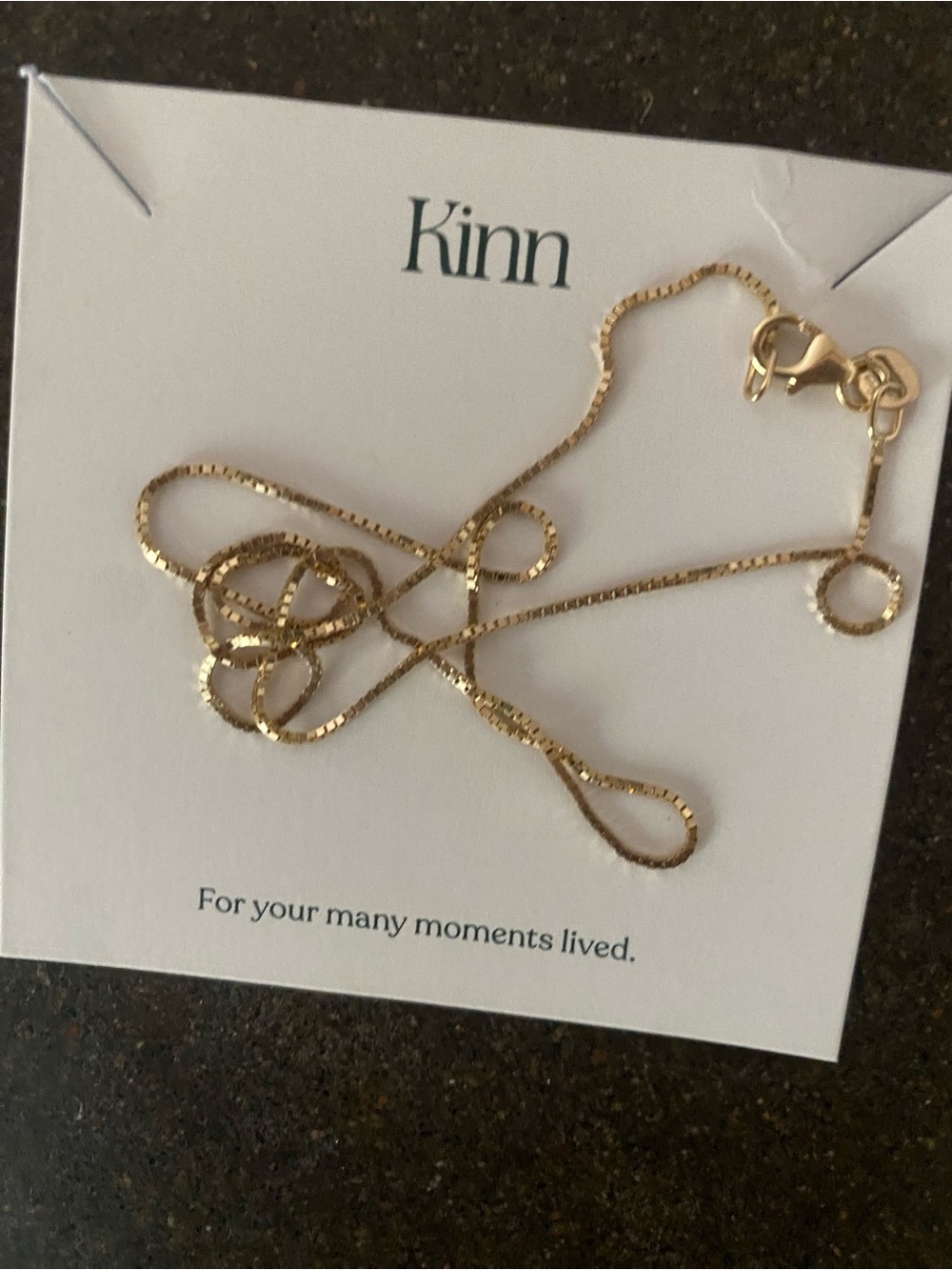 Kinn micro Rolo and box chain necklace stack NIB - Picture 7 of 9